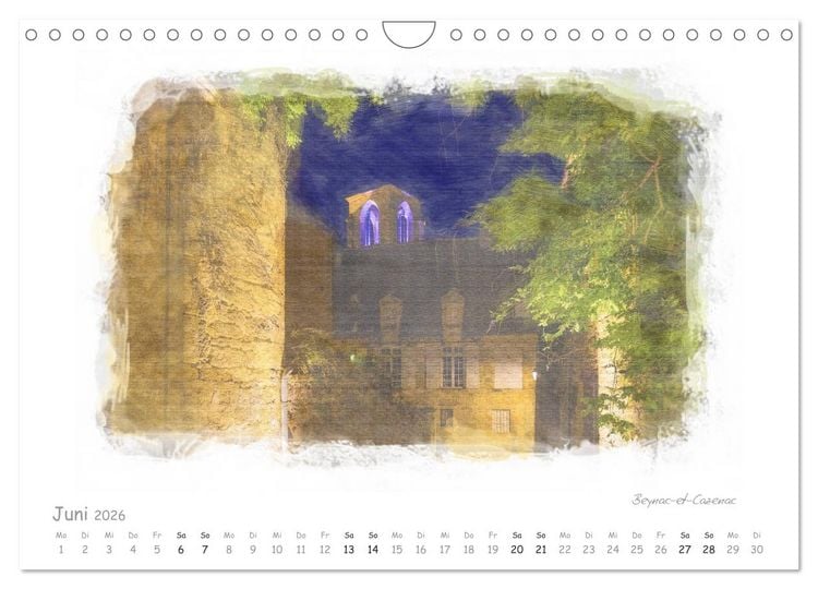 Produktbild: Romantisches P&eacute;rigord (Wandkalender 2026 DIN A4 quer), CALVENDO Monatskalender