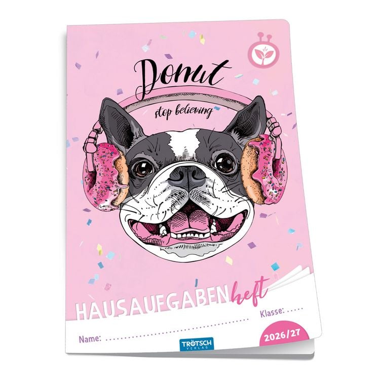 Produktbild: TR&Ouml;TSCH - Jahresbezogenes Hausaufgabenheft Grundschule Hund 26/27