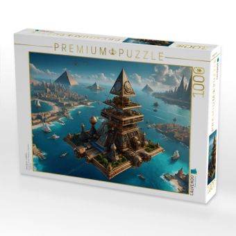 Produktbild: CALVENDO Puzzle Steampunk - Luftf&auml;hre | 1000 Teile Lege-Gr&ouml;&szlig;e 64x48cm Foto-Puzzle f&uuml;r gl&uuml;ckliche Stunden