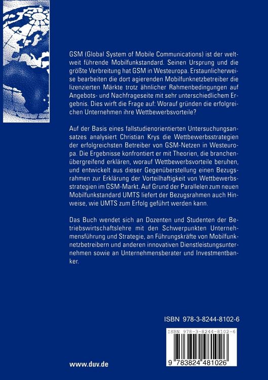 Produktbild: Erfolgreiche Wettbewerbsstrategien im westeurop&auml;ischen GSM-Markt