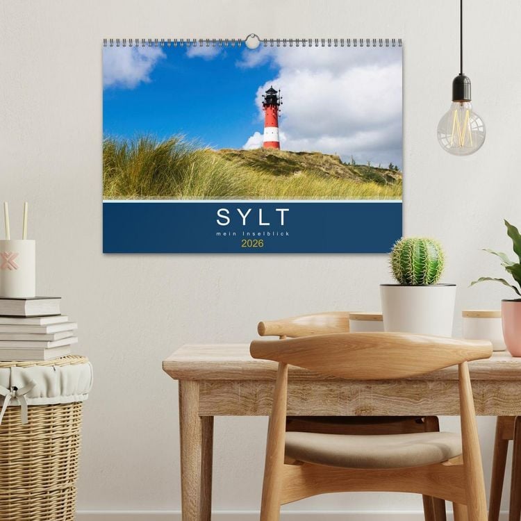 Produktbild: Sylt mein Inselblick (Wandkalender 2026 DIN A3 quer), CALVENDO Monatskalender