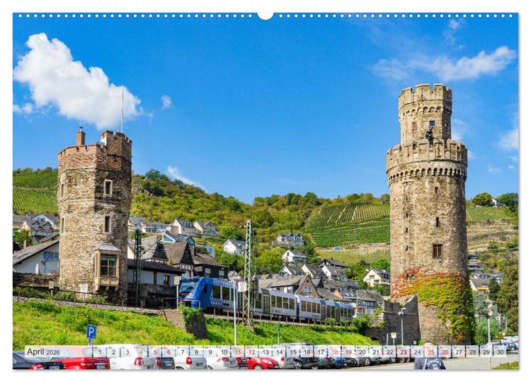 Produktbild: Oberwesel Impressionen (Wandkalender 2026 DIN A2 quer), CALVENDO Monatskalender