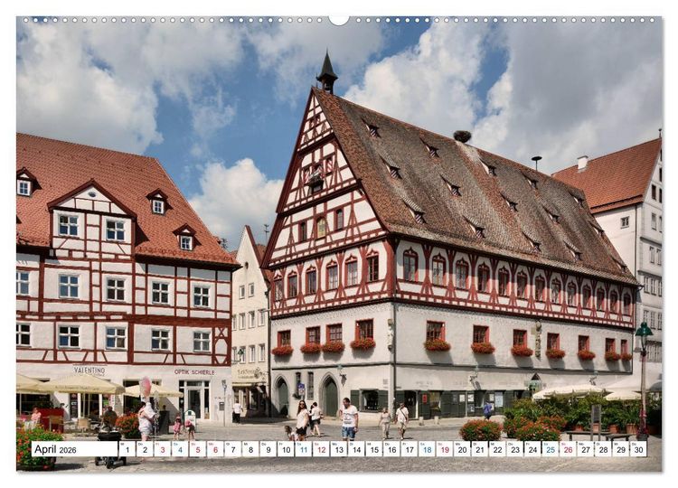 Produktbild: N&ouml;rdlingen - Eine runde Sache (hochwertiger Premium Wandkalender 2026 DIN A2 quer), Kunstdruck in Hochglanz