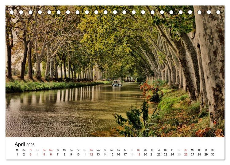 Produktbild: Languedoc-Roussillon - unter der Sonne des Midi (Tischkalender 2026 DIN A5 quer), CALVENDO Monatskalender