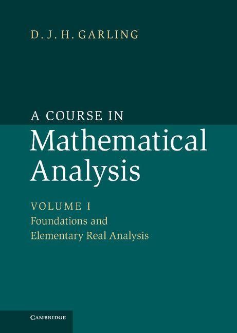 Produktbild: A Course in Mathematical Analysis