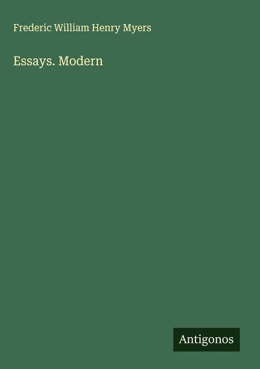 Produktbild: Essays. Modern
