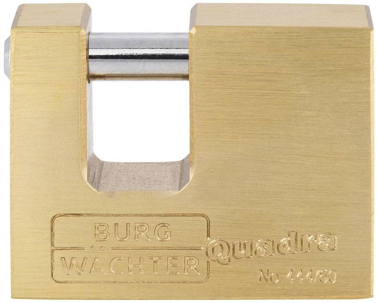 Produktbild: Burg W&auml;chter 28591 Vorh&auml;ngeschloss 50.00 mm verschieden schlie&szlig;end Messing Schl&uuml;sselschloss