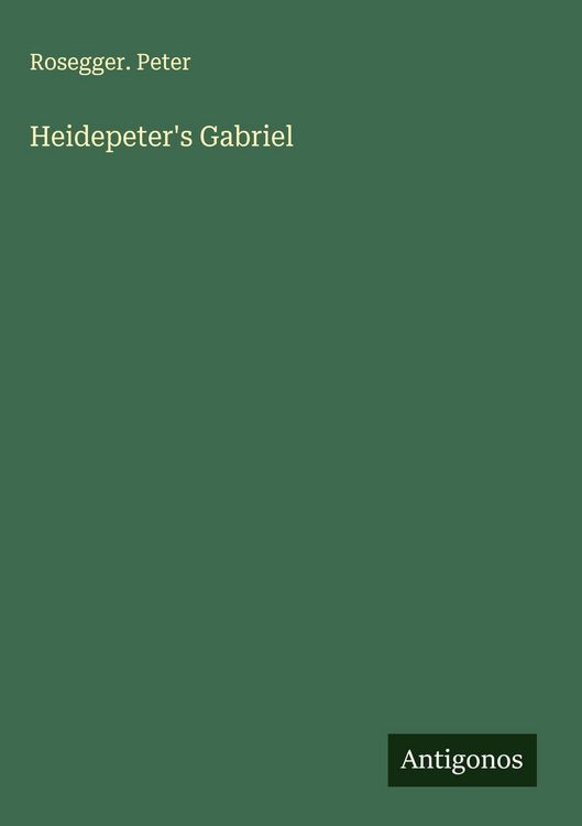 Produktbild: Heidepeter's Gabriel