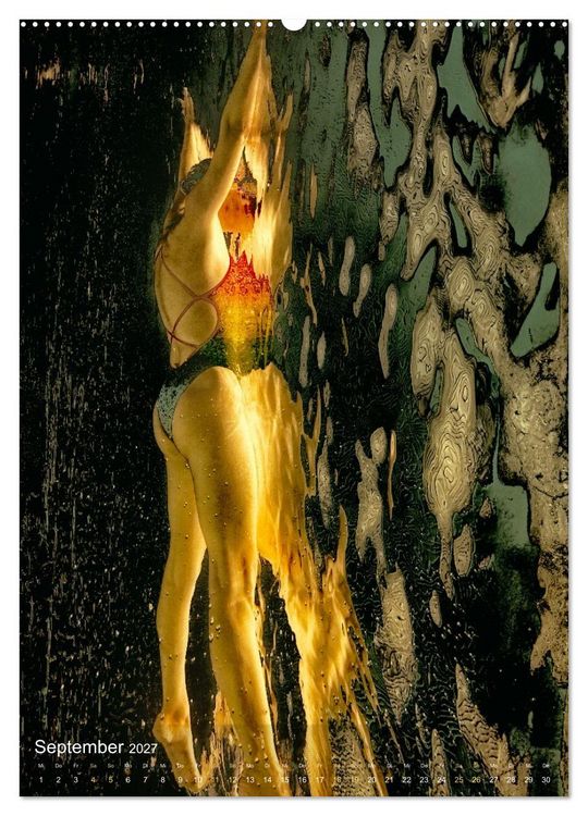 Produktbild: FREI SCHWIMMEN (hochwertiger Premium Wandkalender 2027 DIN A2 hoch), Kunstdruck in Hochglanz