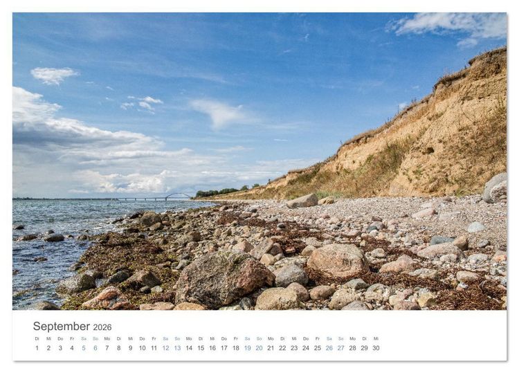 Produktbild: Die Sonneninsel Fehmarn (Tischkalender 2026 DIN A5 quer), CALVENDO Monatskalender