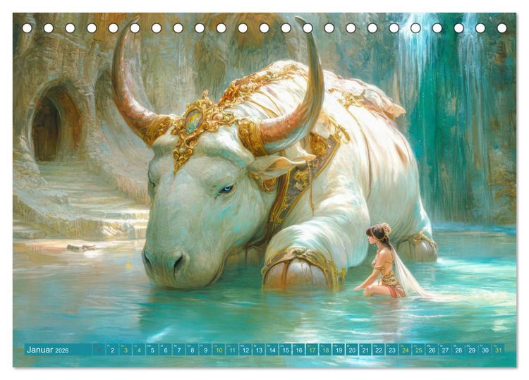 Produktbild: Schaurig sch&ouml;ne Biester (Tischkalender 2026 DIN A5 quer), CALVENDO Monatskalender