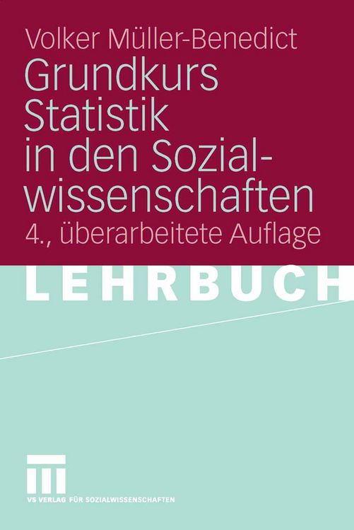 Produktbild: Grundkurs Statistik in den Sozialwissenschaften