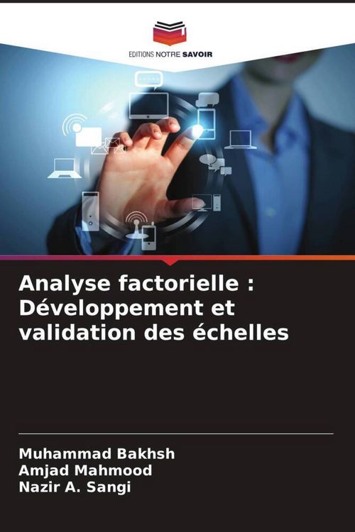 Produktbild: Analyse factorielle : D&eacute;veloppement et validation des &eacute;chelles
