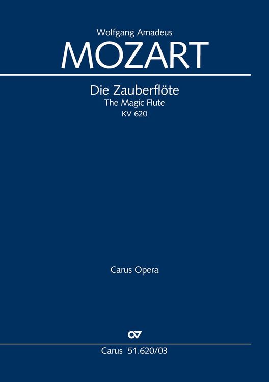 Produktbild: Die Zauberfl&ouml;te (Klavierauszug)