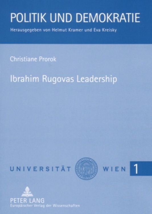 Produktbild: Ibrahim Rugovas Leadership