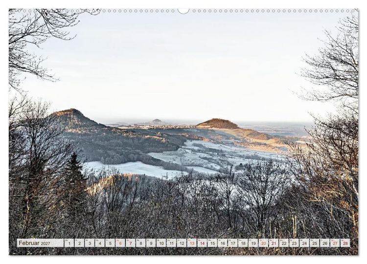 Produktbild: Traumkulisse Schw&auml;bische Alb (Wandkalender 2027 DIN A2 quer), CALVENDO Monatskalender