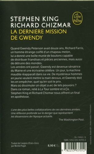 Produktbild: La Derni&egrave;re Mission de Gwendy