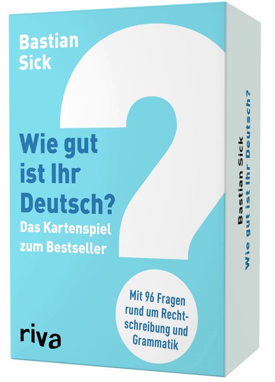 Produktbild: Wie gut ist Ihr Deutsch? &ndash; Das Kartenspiel zum Bestseller