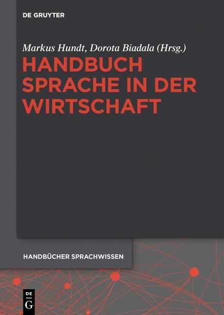 Produktbild: Handbuch Sprache in der Wirtschaft