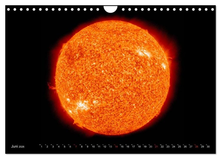 Produktbild: Sonne, Monde und Planeten (Wandkalender 2026 DIN A4 quer), CALVENDO Monatskalender