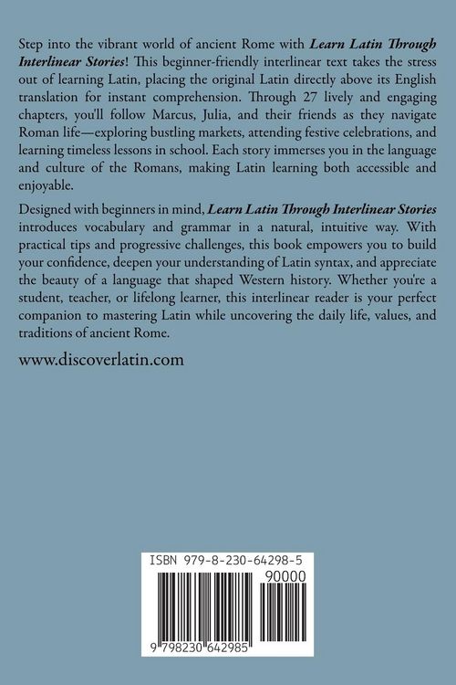 Produktbild: Learn Latin Through Interlinear Stories