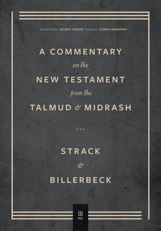 Produktbild: Commentary on the New Testament from the Talmud and Midrash