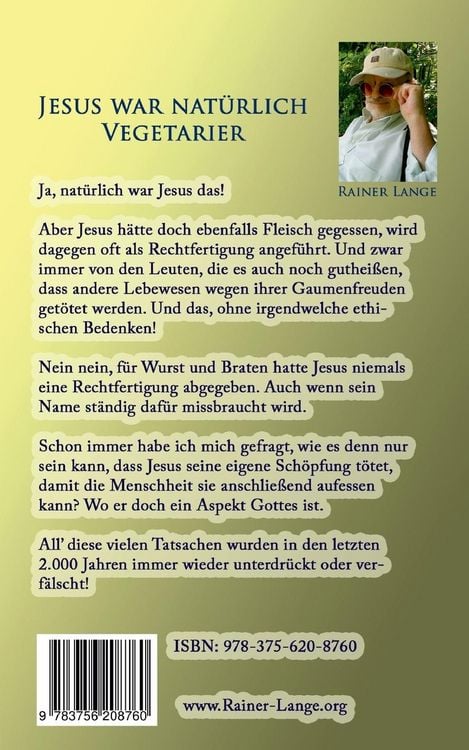 Produktbild: Jesus war nat&uuml;rlich Vegetarier