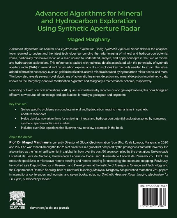 Produktbild: Advanced Algorithms for Mineral and Hydrocarbon Exploration Using Synthetic Aperture Radar