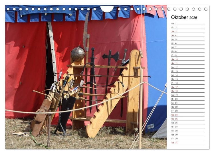 Produktbild: Mittelalter - Leben (Wandkalender 2026 DIN A4 quer), CALVENDO Monatskalender