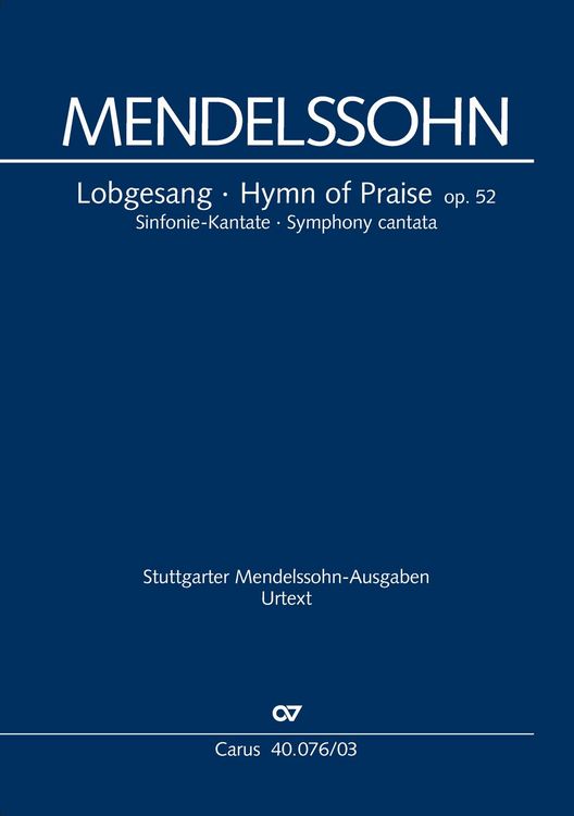 Produktbild: Lobgesang (Klavierauszug)