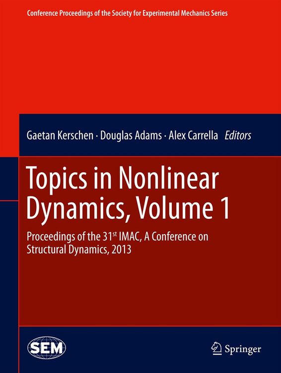 Produktbild: Topics in Nonlinear Dynamics, Volume 1
