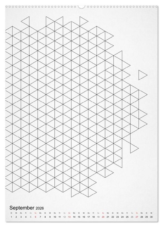 Produktbild: Geometric Graphik Art (hochwertiger Premium Wandkalender 2026 DIN A2 hoch), Kunstdruck in Hochglanz