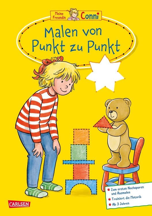 Produktbild: Conni Gelbe Reihe (Besch&auml;ftigungsbuch): Malen von Punkt zu Punkt