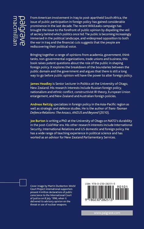 Produktbild: Public Participation in Foreign Policy