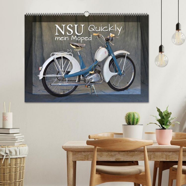 Produktbild: NSU Quickly - Mein Moped (Wandkalender 2026 DIN A2 quer), CALVENDO Monatskalender