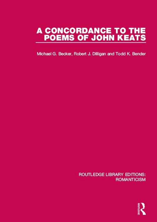 Produktbild: A Concordance to the Poems of John Keats