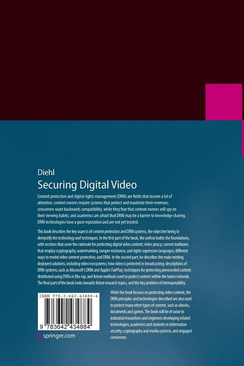 Produktbild: Securing Digital Video