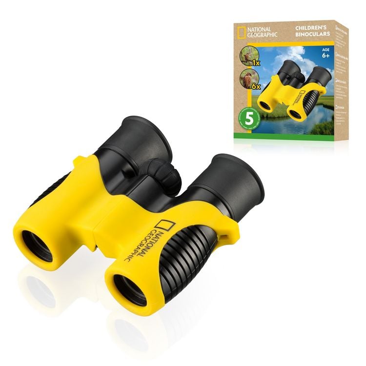 Produktbild: Bresser 14462 - NATIONAL GEOGRAPHIC Kinder-Fernglas 6x21 mit Fokussierrad, inkl. Tasche