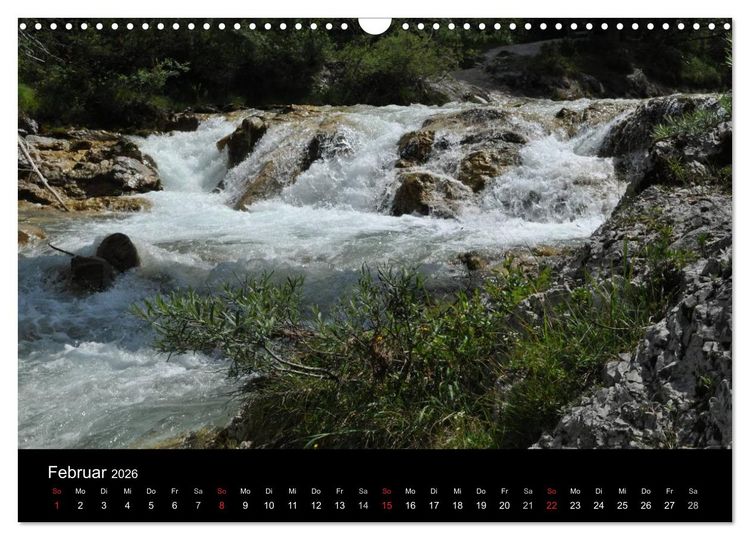 Produktbild: Die Isar - Von Scharnitz bis M&uuml;nchen (Wandkalender 2026 DIN A3 quer), CALVENDO Monatskalender