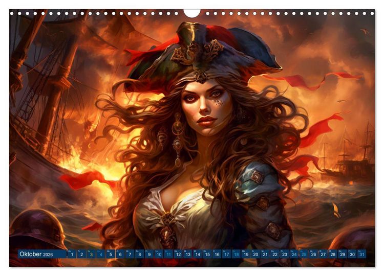 Produktbild: Seemannsgarn - Mythen, Legenden und Geschichten der Seefahrer (Wandkalender 2026 DIN A3 quer), CALVENDO Monatskalender
