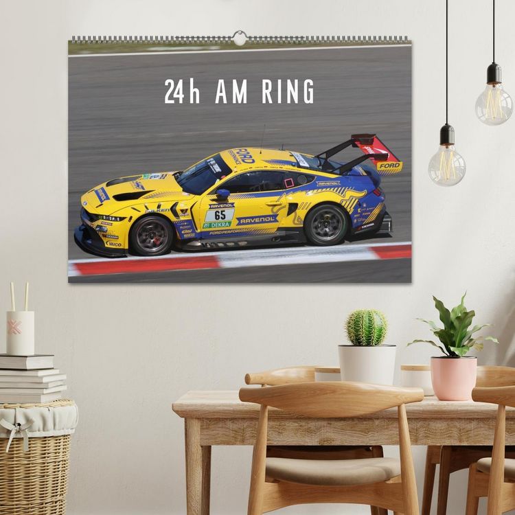 Produktbild: 24h am Ring (Wandkalender 2026 DIN A2 quer), CALVENDO Monatskalender