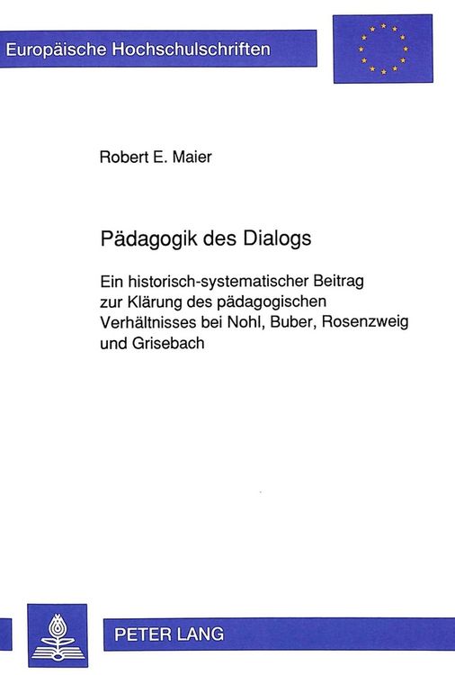 Produktbild: P&auml;dagogik des Dialogs