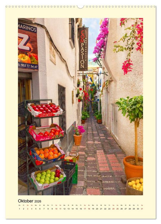 Produktbild: Marbella - Andalusien (Wandkalender 2026 DIN A2 hoch), CALVENDO Monatskalender
