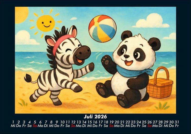 Produktbild: Zara & Pippin - Beste Freunde f&uuml;rs Jahr 2026 Fotokalender DIN A5