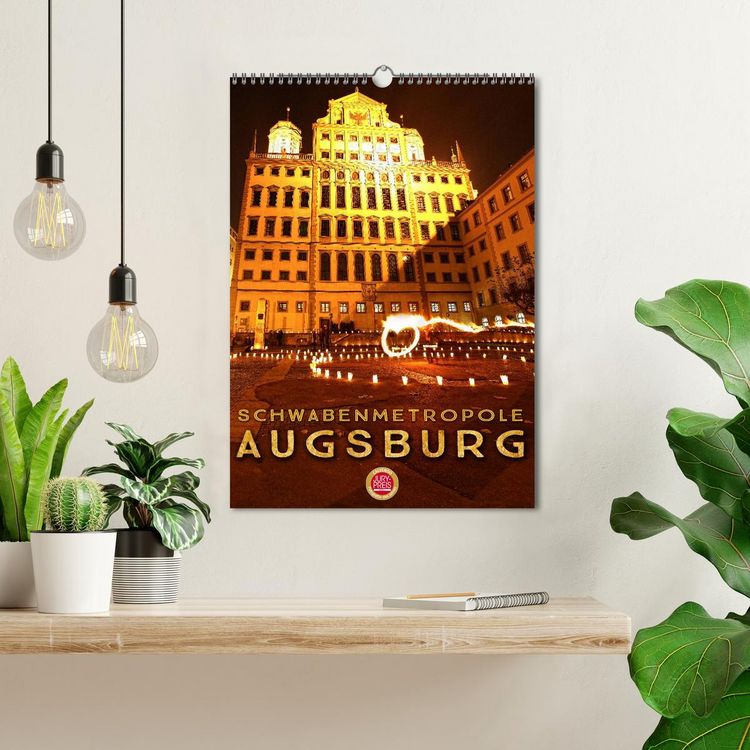 Produktbild: Schwabenmetropole Augsburg (Wandkalender 2026 DIN A3 hoch), CALVENDO Monatskalender