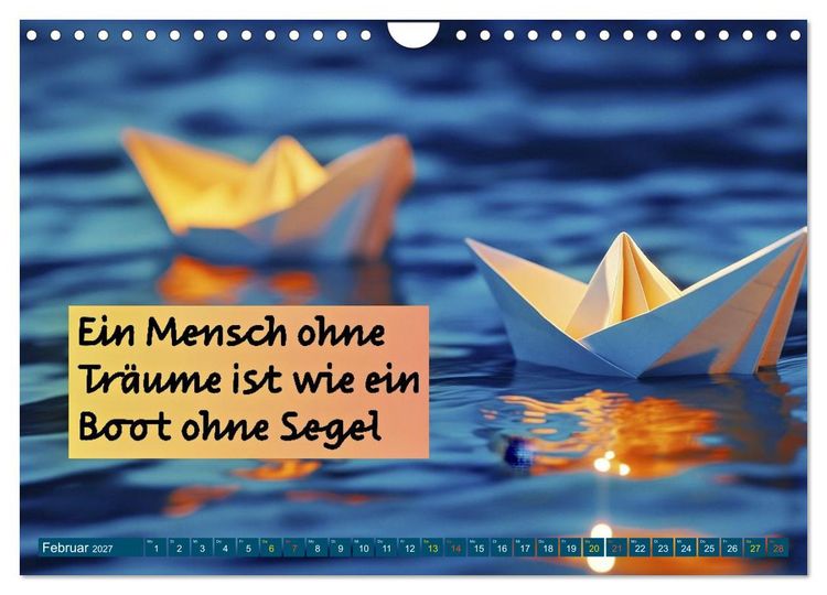 Produktbild: Segeln - mit einem Augenzwinkern (Wandkalender 2027 DIN A4 quer), CALVENDO Monatskalender