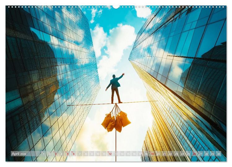 Produktbild: B&ouml;rsenkalender &ndash; der Kalender f&uuml;r Aktien, Trader und B&ouml;rsenprofis. (Wandkalender 2026 DIN A2 quer), CALVENDO Monatskalender