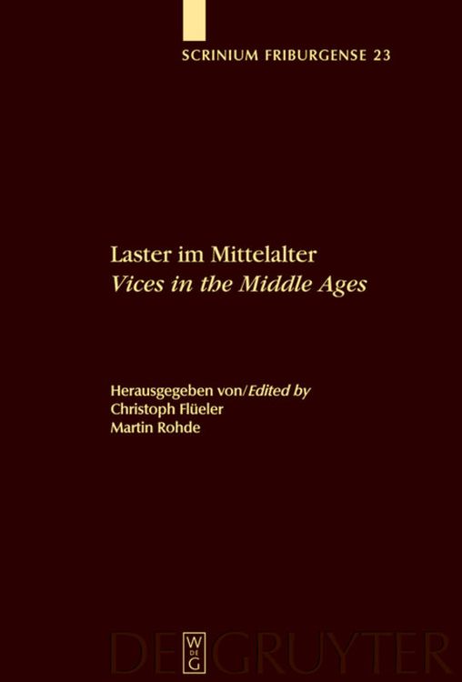 Produktbild: Laster im Mittelalter / Vices in the Middle Ages