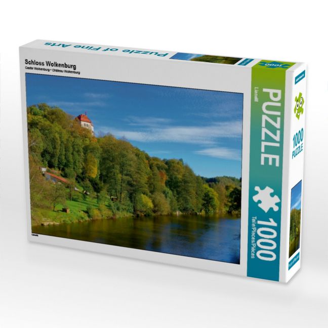 Produktbild: CALVENDO Puzzle Schloss Wolkenburg | 1000 Teile Lege-Gr&ouml;&szlig;e 64x48cm Foto-Puzzle f&uuml;r gl&uuml;ckliche Stunden