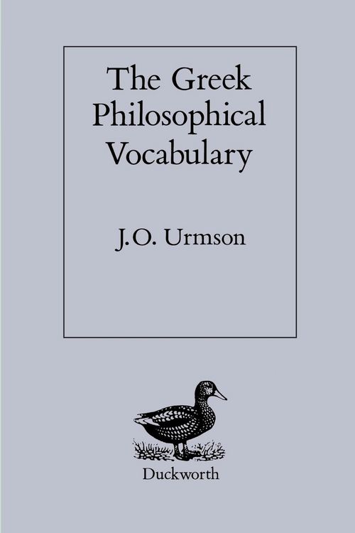 Produktbild: Greek Philosophical Vocabulary